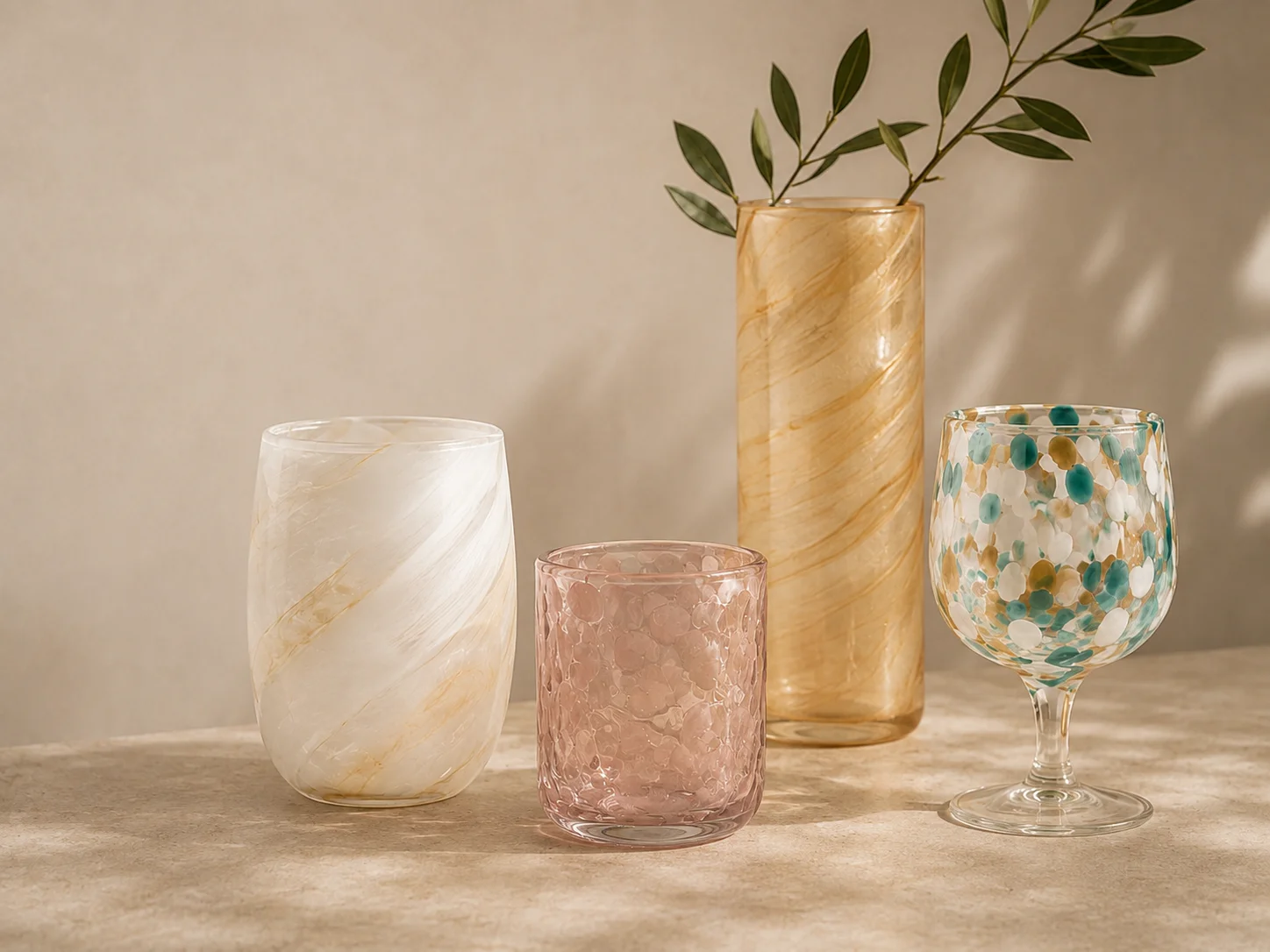 Glassware collection detail