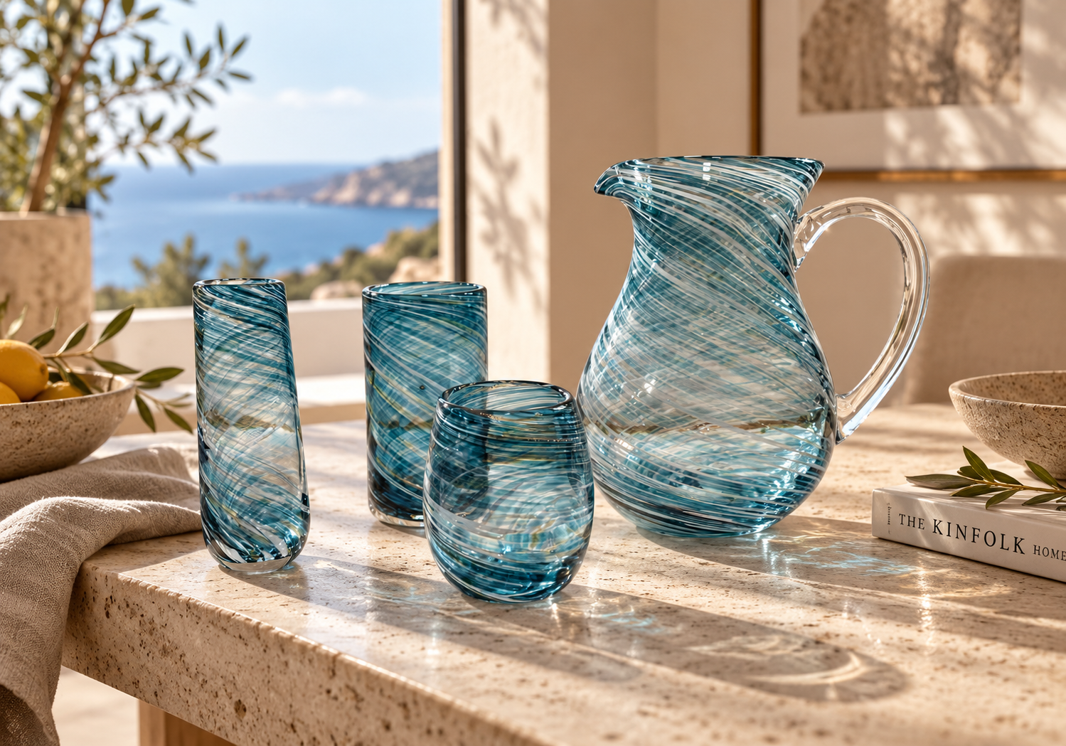 Decorative glass object
