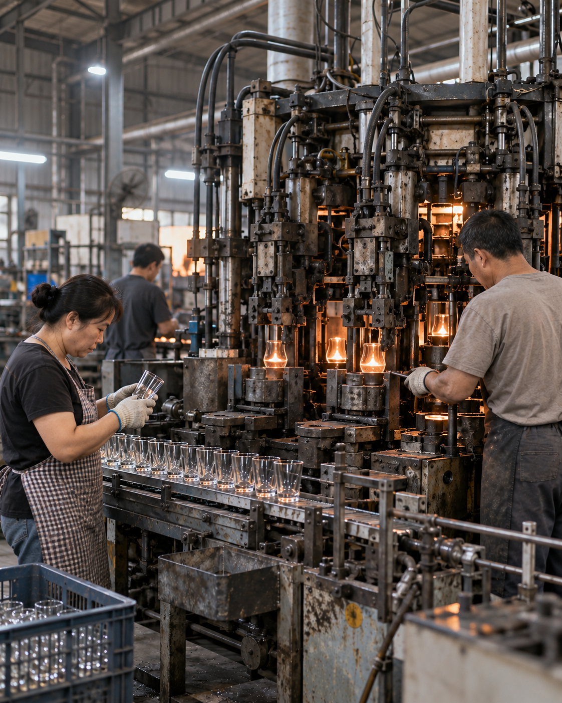 Machine-blown glass placeholder