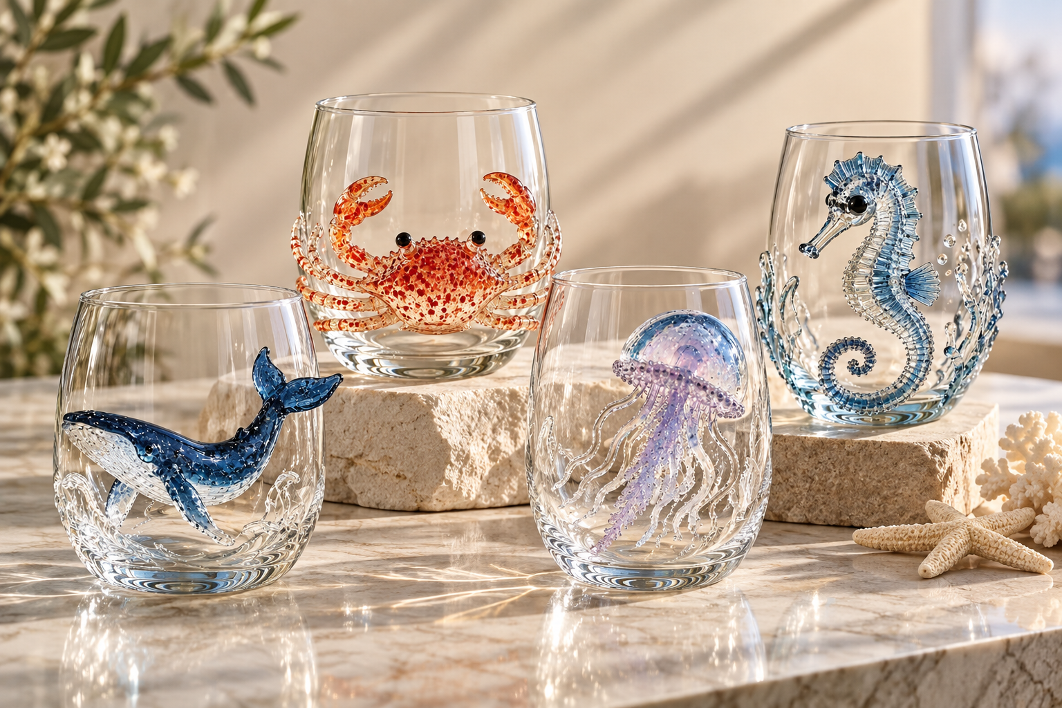 Custom glass forms and proportions